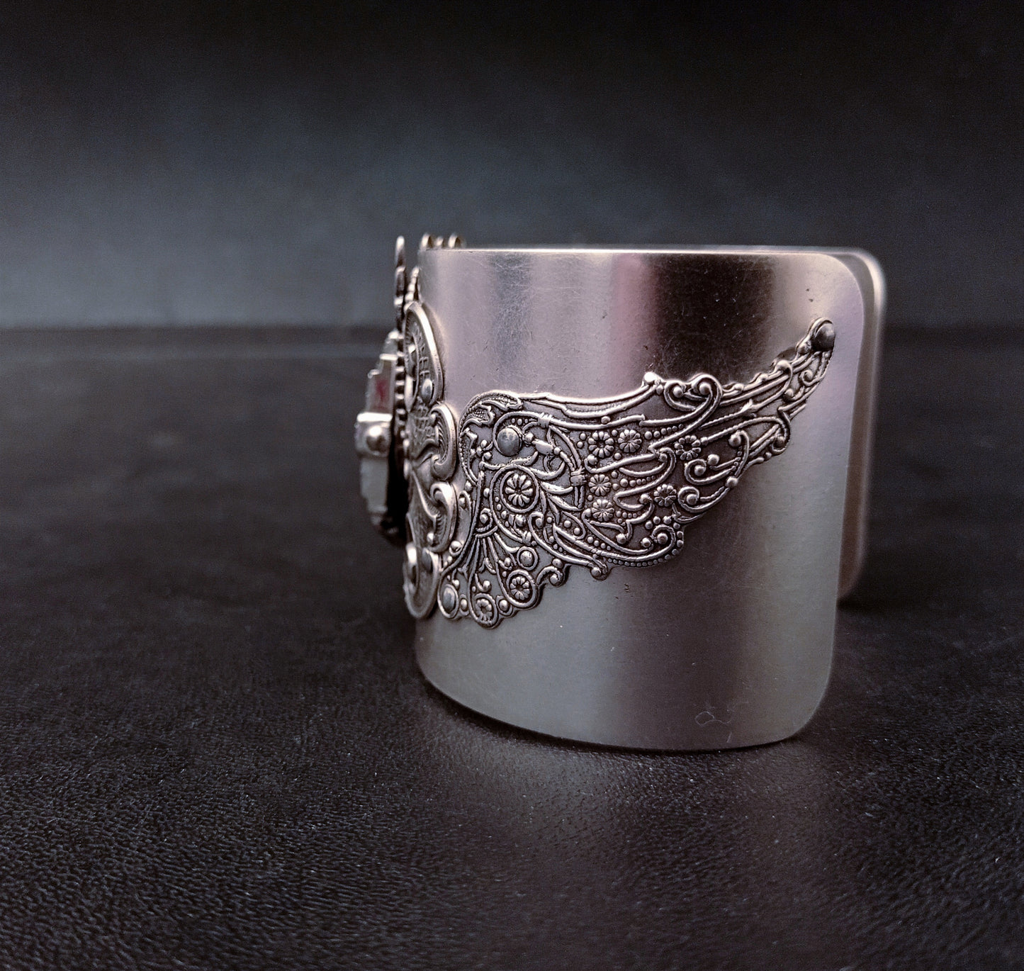 NEW! Silver Cuff watch