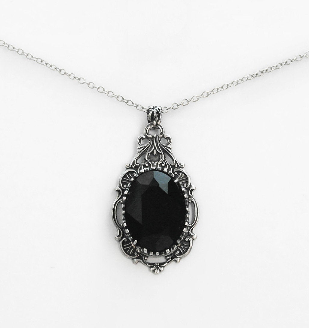 Burgundy Gothic Necklace