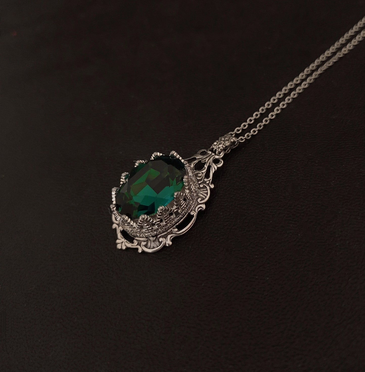 Burgundy Gothic Necklace