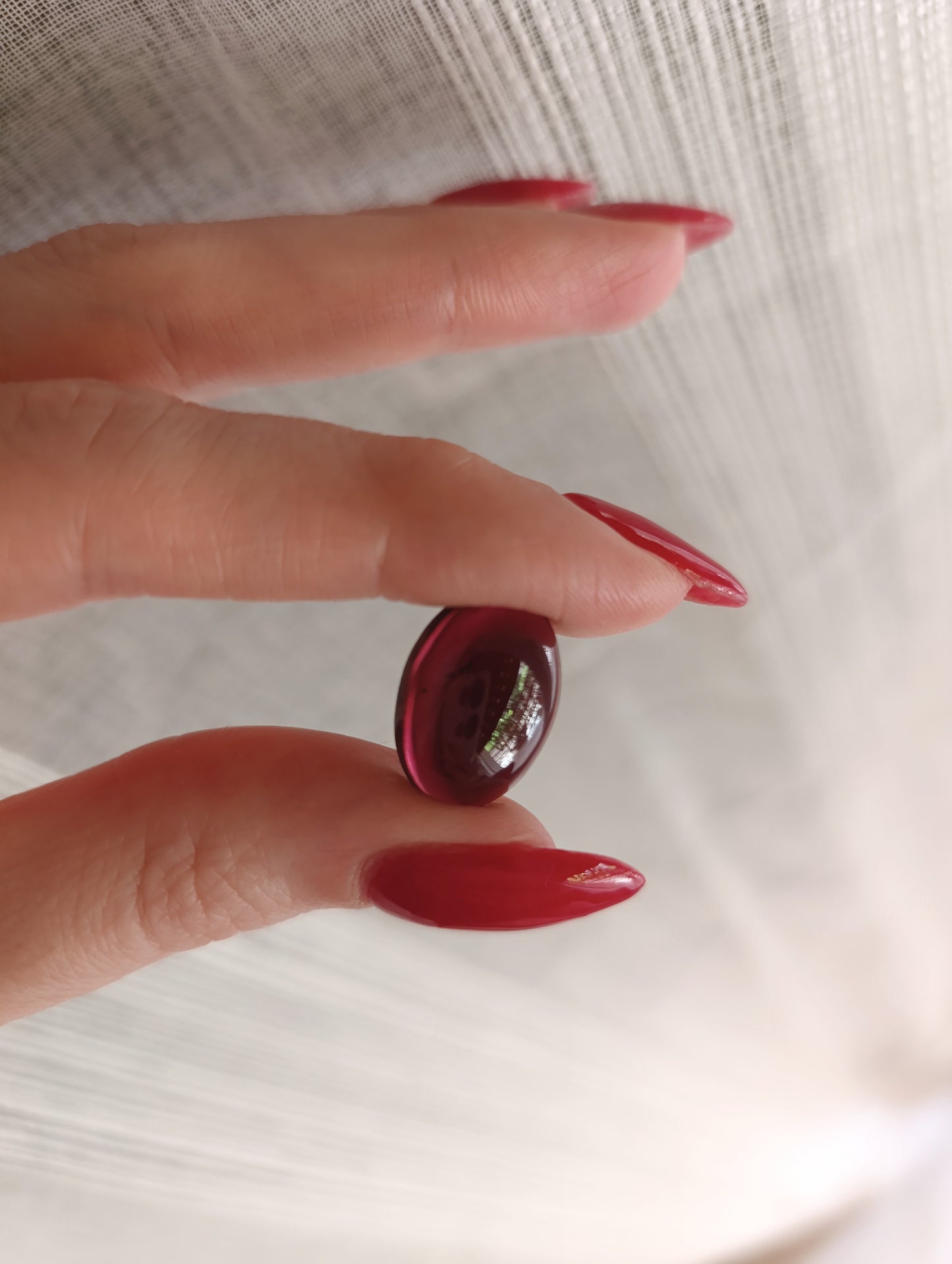 Natural Garnet Gothic Necklace