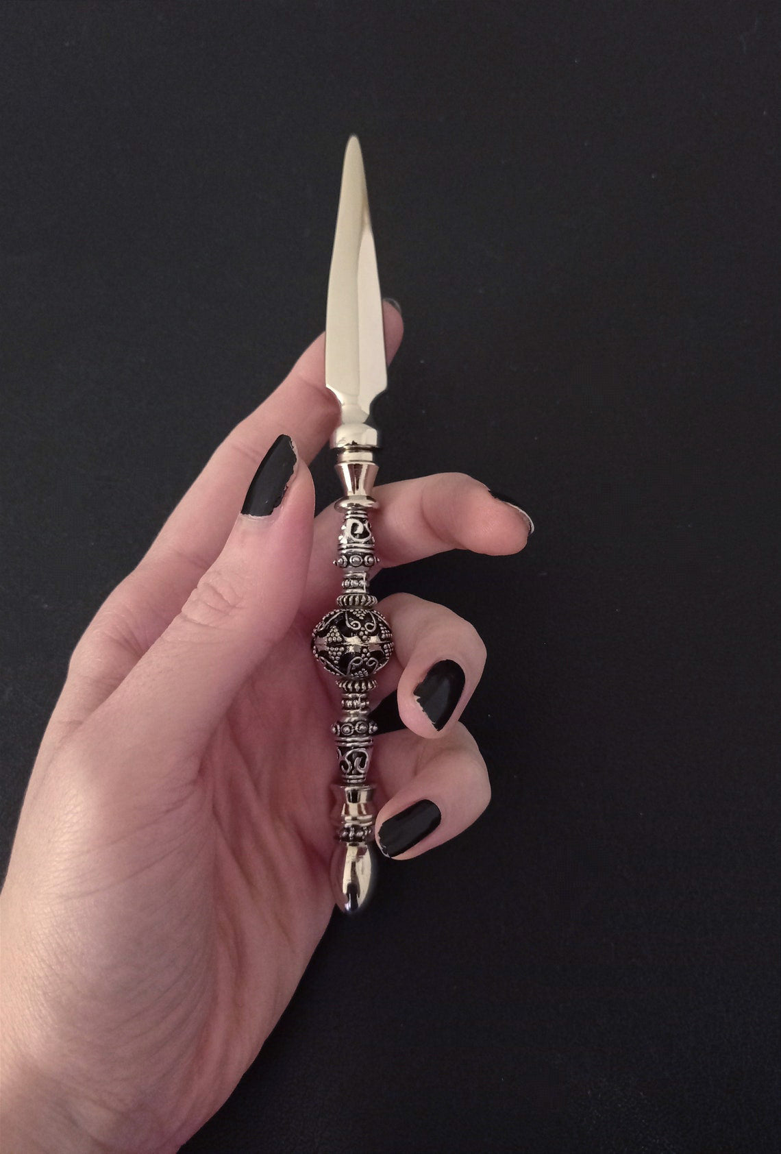 Ornate Silver Letter Opener