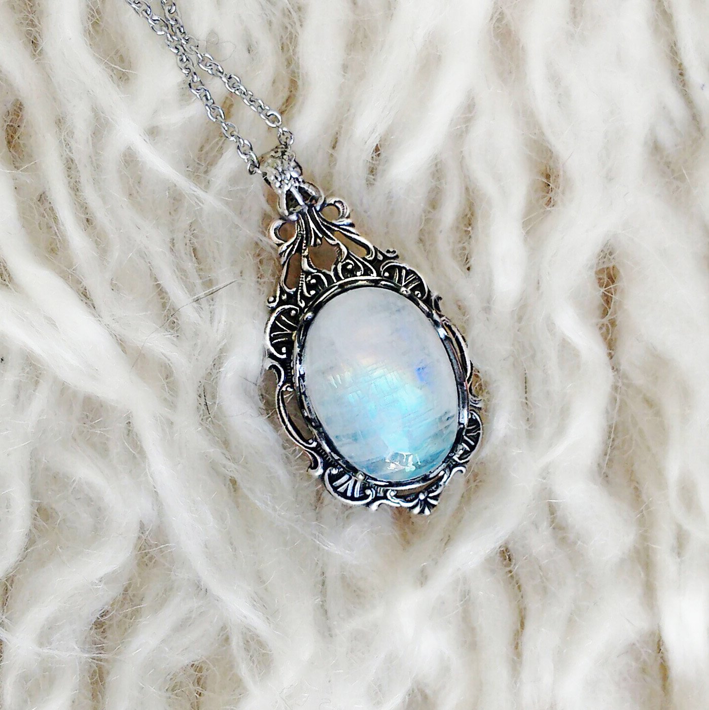 Victorian Moonstone Necklace