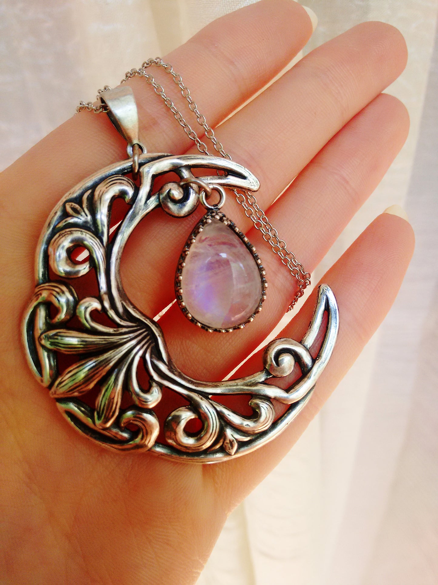 Celestial Moonstone Necklace