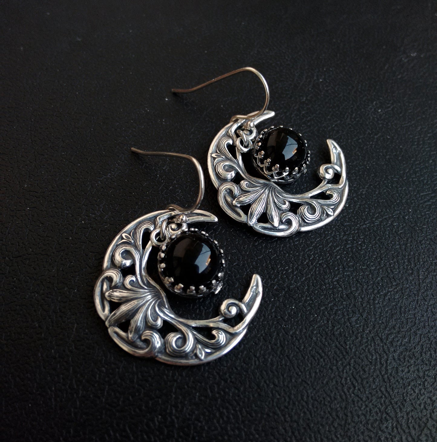 Celestial Onyx Earrings