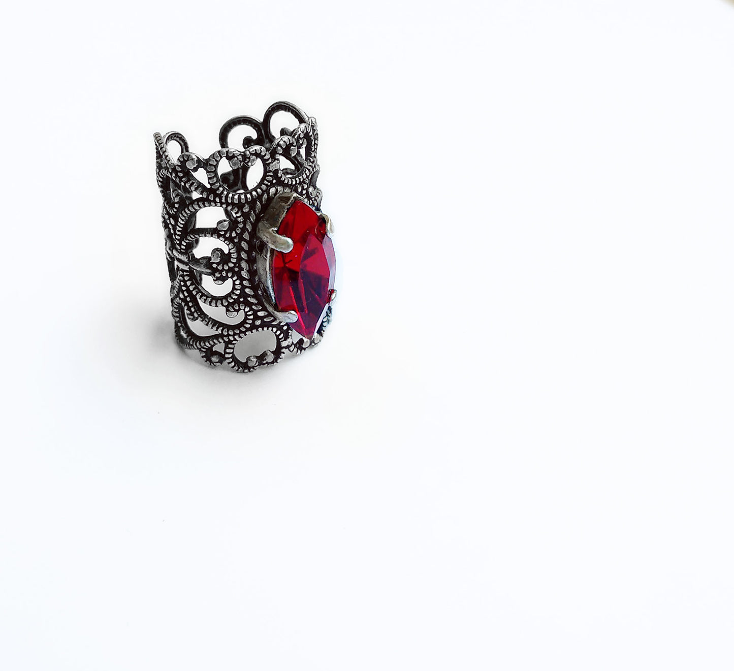 Filigree Knuckle Ring