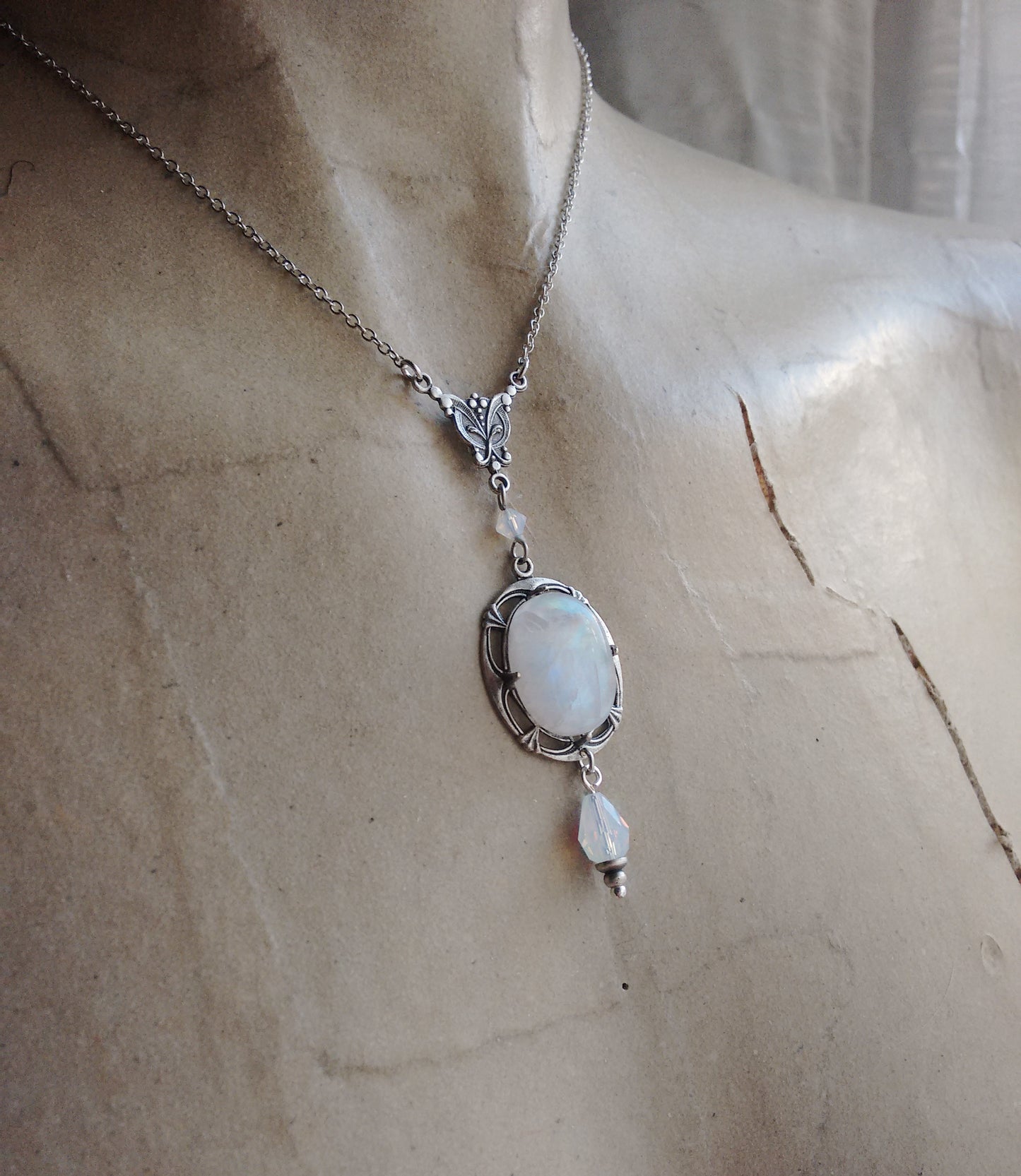 Victorian Moonstone Necklace