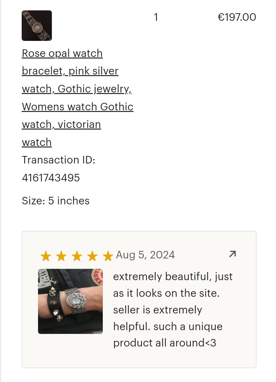 Victorian filigree wrist watch