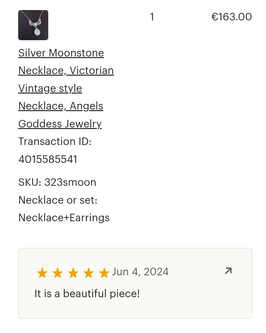 Moonstone Goddess Set