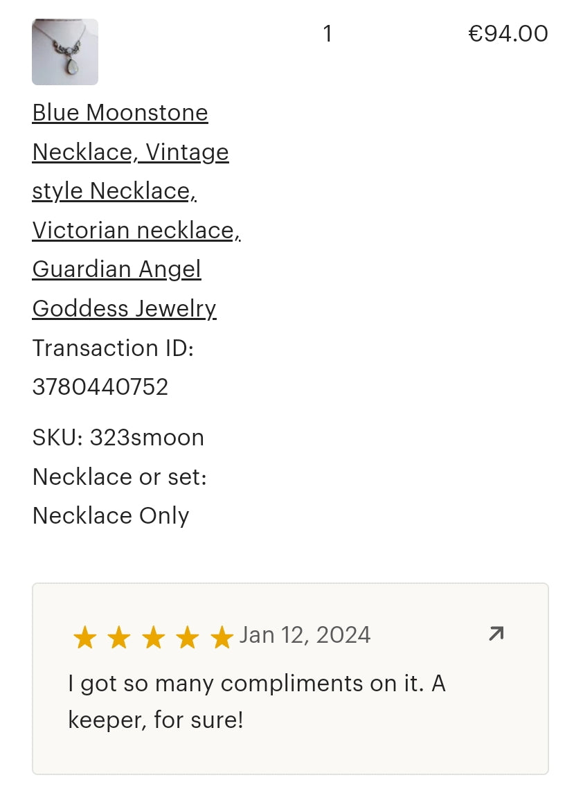 Moonstone Goddess Set