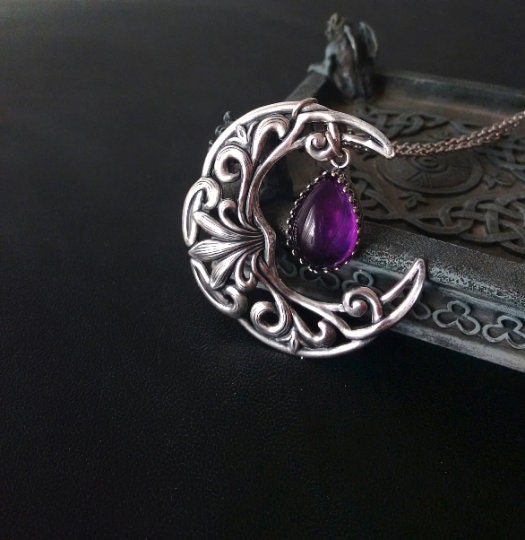 Celtic Crescent Brooch