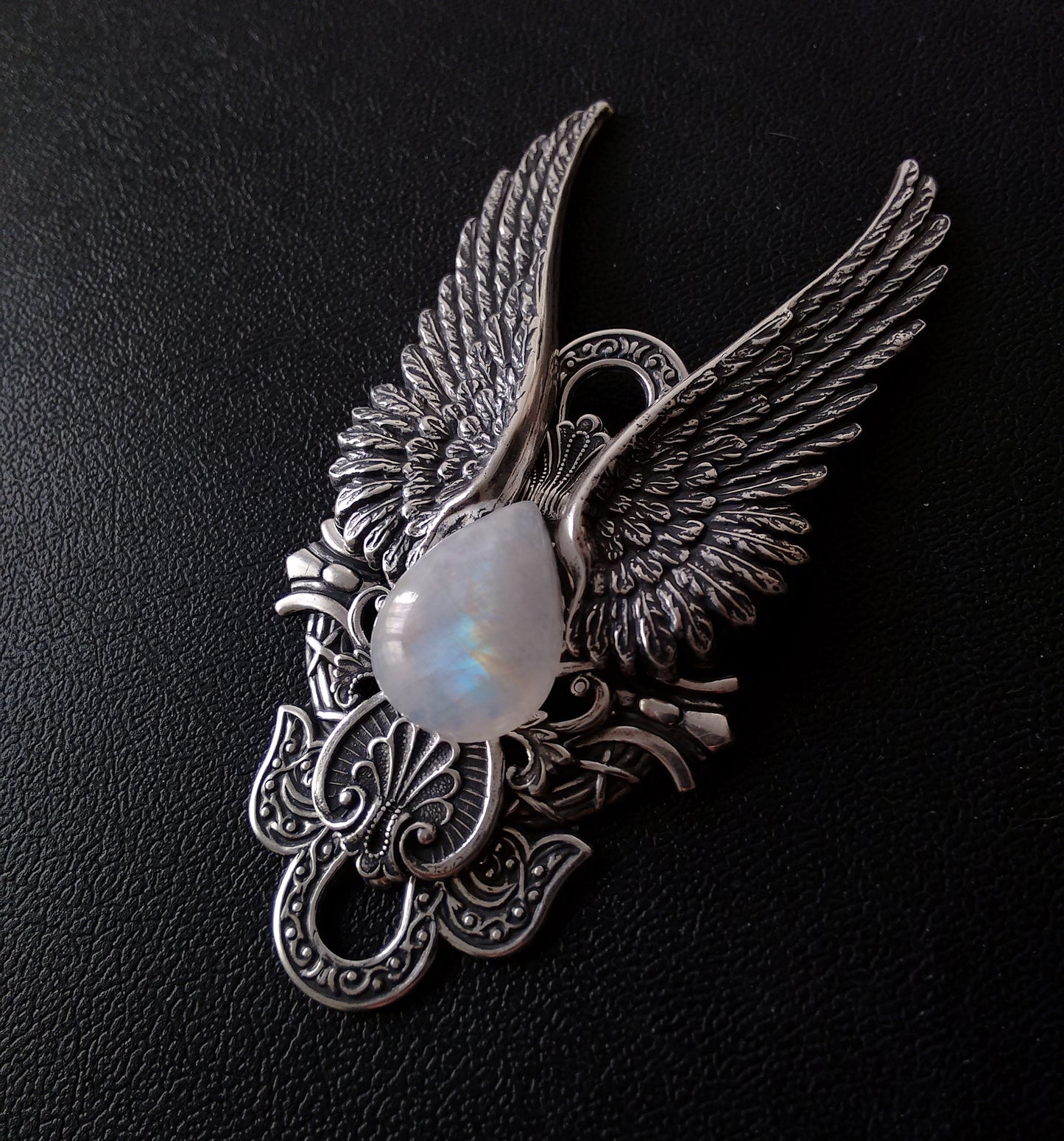 Dark Angel Wings Necklace