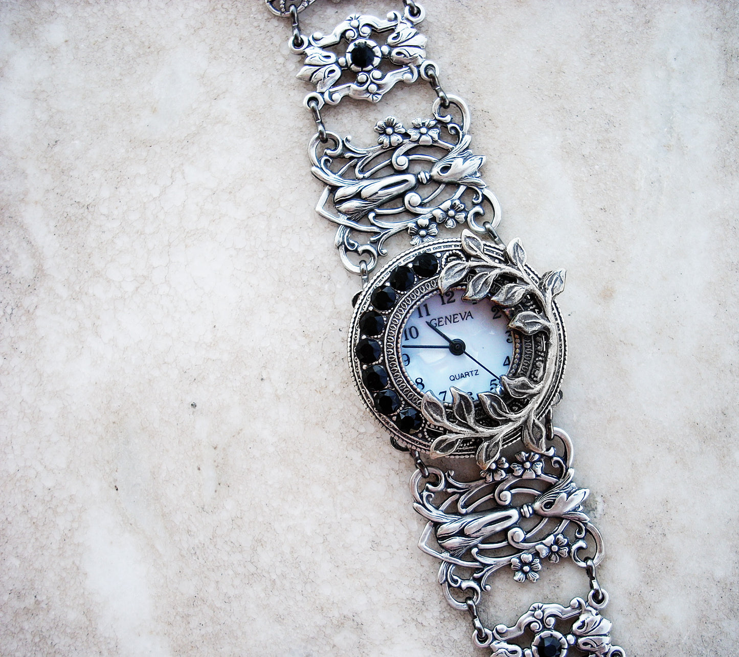 Victorian filigree wrist watch