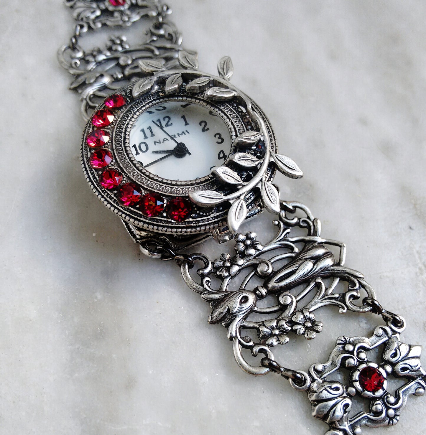 Victorian filigree wrist watch