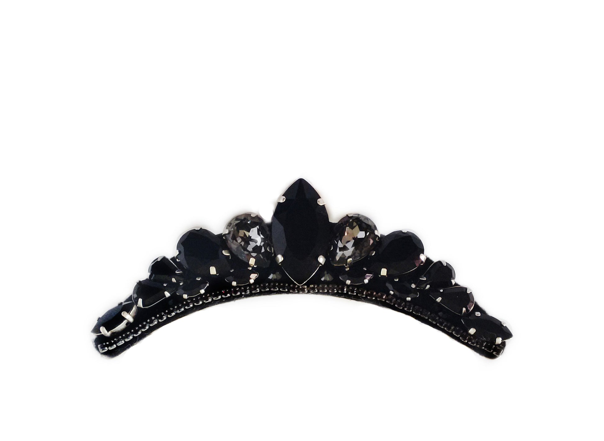 Black Gothic Tiara - Aranwen's Jewelry
 - 1