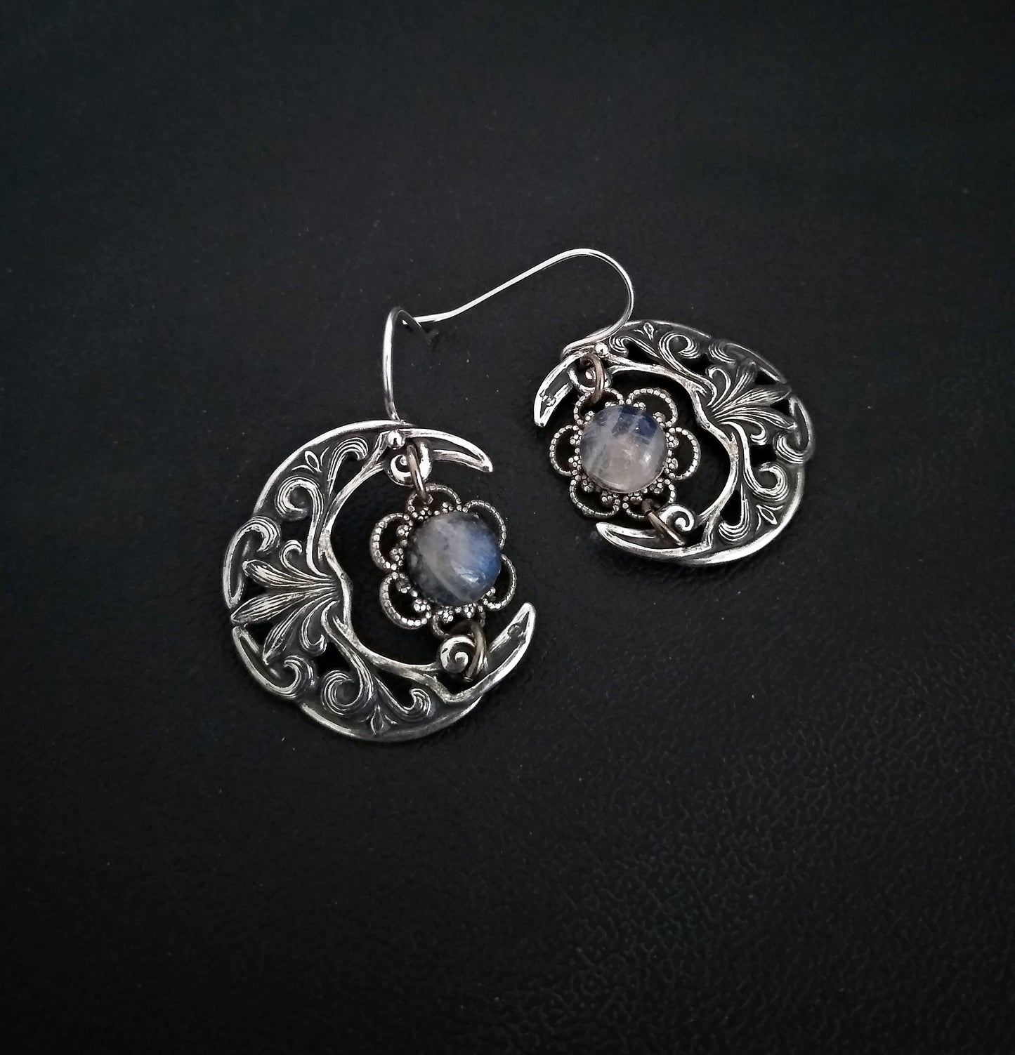 Celestial Moonstone Earrings