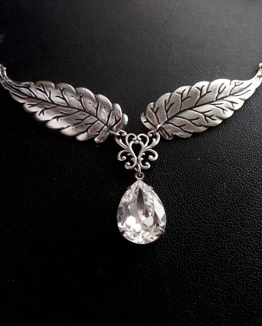 Silver Leaves necklace