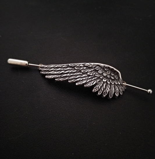 Silver Wing Shawl Pin